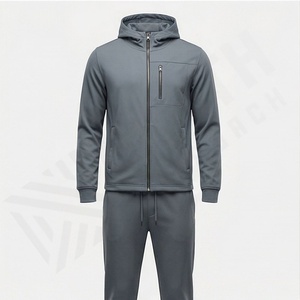 Conjuntos Deportivos de Invierno para Hombre con Capucha, 100% Algodón, Transpirables, con Transferencia de Calor, Personalizables, para Gimnasio, Fitness, Correr, Trotar y Entrenar - Product Image 1