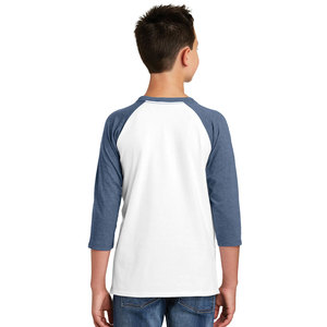 Camiseta Deportiva Juvenil Raglán de Manga 3/4, Camiseta de Béisbol de Algodón para Niños y Niñas, Tallas XS-XL - Product Image 5