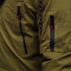 Chaqueta de carga gruesa con múltiples bolsillos para hombre, chaqueta de plumón de pato blanco, ropa de abrigo de vuelo para hombre - Product Image 5