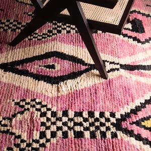 พรมผ้าวูลสไตล์โมร็อคกันแบบสั่งทำใหม่พรมปูในห้องเด็กลายแอบสแตรกออกแบบได้ตามต้องการ - Product Image 4