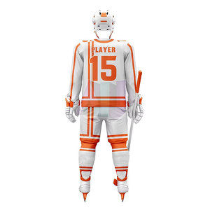 Conjuntos de Uniformes de Hockey sobre Hielo Ligeros, 100% Poliéster, Diseñados para un Mejor Rendimiento del Jugador, Características Transpirables que Absorben la Humedad - Product Image 6