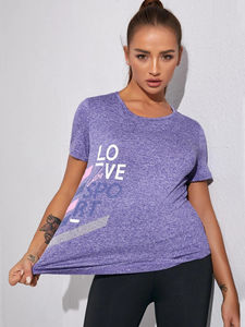 Ropa Deportiva Unisex de Verano Wholesale2026, Camisetas para Fitness, Gimnasio, Yoga y Entrenamiento, Mezcla de Algodón y Bambú, Manga Corta - Product Image 5