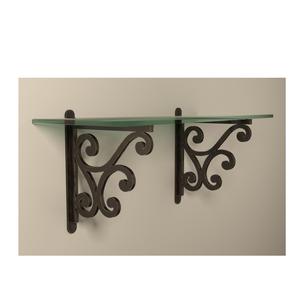 Vente chaude hexagone en bois noir affichage en métal étagère suspendue supports de rangement décor à la maison monté mur flottant étagères - Product Image 4