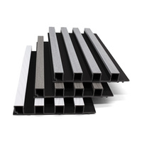 Haute qualité étanche PVC WPC panneau mural cannelé panneau intérieur moderne panneau de bois pour décor intérieur décoration murale substitut