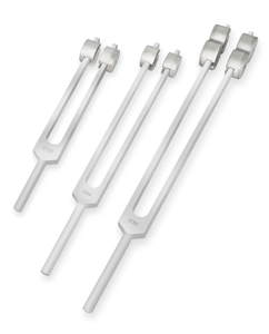 Diapason 128 hz diapason poids aluminium de qualité clinique nerf sensoriel avec marteau en silicone - Product Image 1