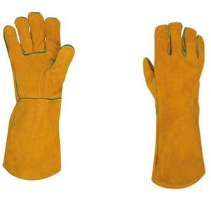 Guantes de soldadura de cuero de vaca de diseño personalizado de alta demanda duraderos con material de alta calidad - Product Image 1