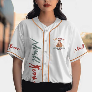 Maillot de baseball pour hommes brodé sur mesure en gros avec bouton maillots de baseball uniforme de baseball personnalisé 2025 - Product Image 3