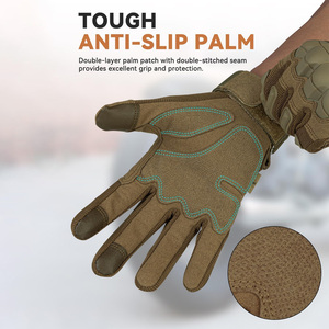 ถุงมือยุทธวิธีป้องกันสำหรับการใช้งานกลางแจ้งและการผจญภัยพร้อมตัวเลือกแบบกำหนดเองและการเคลือบป้องกันรอยถลอก - Product Image 3