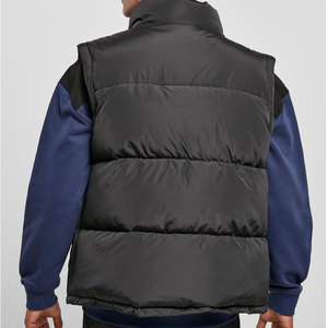 Chaqueta Acolchada Impermeable de Invierno Personalizada con Cuello Alto, Servicio OEM, Manga Regular para Hombre - Product Image 3