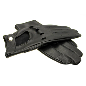 Negro-Color Mejor Calidad Precio al por mayor Hombres Guantes de conducción de invierno para uso diario Hombres Guantes de cuero de Pakistán - Product Image 5