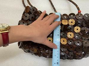 กระเป๋าทรงกะลามะพร้าวผลิตในเวียดนาม/ร้อนทำด้วยมือเป็นมิตรต่อสิ่งแวดล้อม - Product Image 3