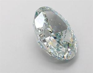 เพชรรูปวงรีปลูกในห้องปฏิบัติการ2.79ct VVS1สีฟ้าแฟนซี - Product Image 2