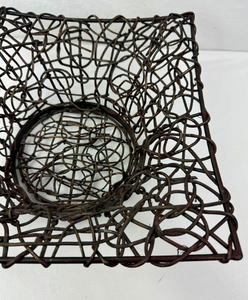 ชามเหล็กญี่ปุ่นแบบแฮนด์เมดราคาถูกดีไซน์แบบกิ่งไม้สำหรับเสิร์ฟผลไม้และบนโต๊ะกลางทำจากวัสดุโลหะสีดำ - Product Image 4