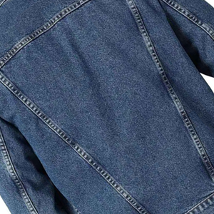 Veste en jean personnalisée de couleur tendance pour homme, tissu de haute qualité, taille haute, col montant, tendance, décontractée, vêtements d'extérieur - Product Image 4