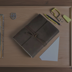 Handmade Vintage Leather <b>Diary</b> 6 x 8 Inches Best Rakhi Gift for Men Women Plain Paper Sketchbook for Art <b>Travel</b> in 2025 - Product Image 3