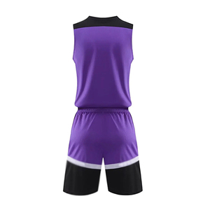 Best Selling Durable Quick Dry Basketball Jersey Sets BSCI Certified Polyester Sportswear Uniforms Plus Size Options Printed - Product Image 5