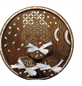 Plateau de service en bois d'acacia et vadrouille à chocolat Super marketing pour hôtel et restaurant pour artisanat naturel - Product Image 2