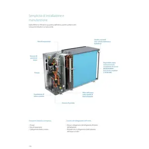 Pompe à chaleur air-eau monobloc Daikin Altherma 3M Ebla 11 kW avec module hydronique R32 A+++ Système CVC domestique - Product Image 5