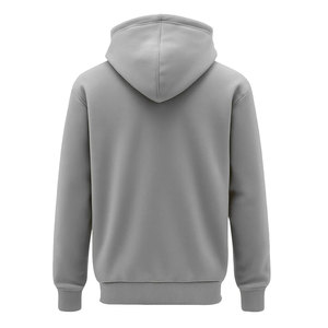 Men's Dark <b>Brown</b> Hooded Sweatshirt Regular Fit French Terry Casual Pullover with Front Pocket Autumn Wear Classic Organic Hoodie - Product Image 4