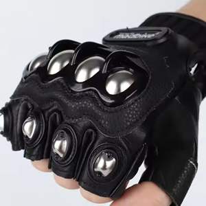 ถุงมือมอเตอร์ไซด์หนังแท้สำหรับมืออาชีพถุงมือมอเตอร์ไซด์ปรับแต่งดีไซน์และสีได้ - Product Image 6