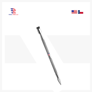 ที่ดันหนังกำพร้าที่ขัดเล็บสองด้านทำเล็บมือกำจัดผิวหนังเครื่องมือดันหนังกำพร้า - Product Image 1