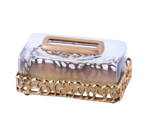 Stylish Mango Wood & Casted Aluminium Napkin <b>Holder</b> Elegant <b>Tissue</b> <b>Box</b> Made In" - Product Image 4