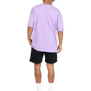 ชุดเสื้อผ้า2ชิ้นสำหรับผู้หญิงเสื้อยืดและกางเกงขาสั้นใส่สบายชุดเสื้อผ้า100% คอกลมผ้าฝ้าย - Product Image 4