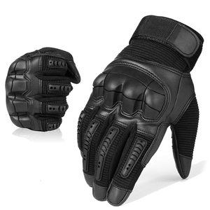 Gants de motocross à doigts complets pour la conduite hivernale, gants de moto avec technologie tactile, cuir PU respirant, été moto - Product Image 6