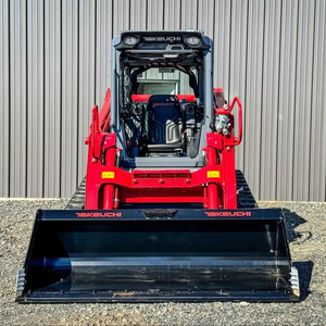 Free Shipping TAKEUCHI TL12V2 112hp Skid <b>Steer</b> Loader CE EPA Approved Crawler Loader With Front Loader Skid <b>Steer</b> Attachment - Product Image 3
