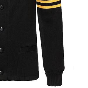 Logotipos personalizados Sorority Knitted Women Knitted Cardigan Cuello redondo Invierno Algodón tejido Suéter Jersey de punto - Product Image 6