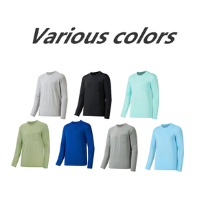 Logo personalizzato estate UPF 50 + t-Shirt manica lunga UV pesca escursionismo asciugatura rapida <span class=keywords><strong>abbigliamento</strong></span> sportivo camicia protezione sole <span class=keywords><strong>abbigliamento</strong></span> - Product Image 2