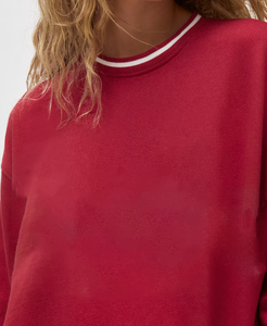 360 GSM 100% algodón sudaderas de alta calidad AJUSTE DE Color logotipo personalizado impresión nuevo diseño moda mujer sudadera - Product Image 3