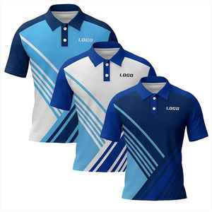 Polo à sublimation en polyester OEM ODM avec logo personnalisé pour hommes, matériau durable, tissu avec contrôle de l'humidité, vêtements d'entraînement ou de golf - Product Image 5