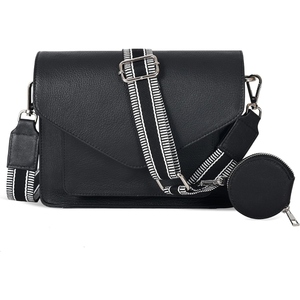 <b>Women's</b> cowhide leather <b>small</b> crossbody bag soft pebbled daily use shoulder <b>purse</b> - Product Image 3