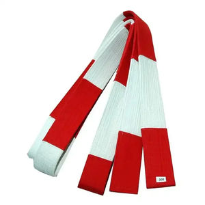 Ceintures de karaté et de BJJ brodées sur mesure de haute qualité, respirantes et à séchage rapide, en spandex/polyester, vente en gros - Product Image 2