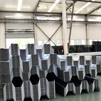 Tôle de plancher ouverte galvanisée YX51 305 915 pour support de coulage de béton dans les bâtiments à ossature métallique multi-étages