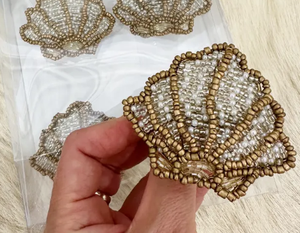 คิมเซเบิร์ตชุดลูกปัดเปลือกหอยชุดชายฝั่ง4ชิ้น - Product Image 2