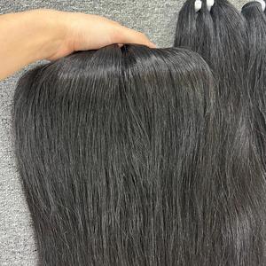 Cabello Remy camboyano liso Natural 100%, cabello crudo vietnamita tejido de un donante, cabello humano de alta calidad - Product Image 2