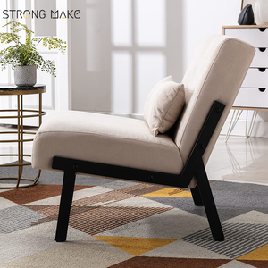<strong>Grey</strong> Mid Century Modern Luxury Lounge Sessel Nordic Hotel Accent <strong>Recliner</strong> <strong>Chairs</strong> Furniture Chaise Living Room Leisure <strong>Chair</strong> - Product Image 3