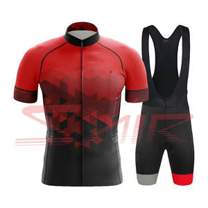 Venta al por mayor personalizado hombres ciclismo Jersey conjuntos súper ligero transpirable secado rápido carretera ciclismo trajes de talla grande adultos OEM - Product Image 1