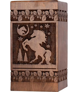 Urnas de cremación de madera para hombres y mujeres Urnas decorativas Urnas funerarias Urnas hechas a mano Urnas de entierro a bajo precio - Product Image 2