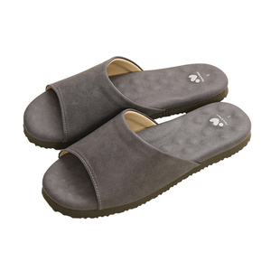 Vero & nique Gris Intérieur Pantoufles Latex Confortable Antidérapant Maison Arc Silencieux Caoutchouc Imperméable pour Toutes Saisons Haute Qualité - Product Image 1