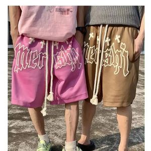 Logo personnalisé 5 pouces entrejambe unisexe Running Shorts Bermuda Shorts respirant basket-ball Sweat Shorts DTG 100% coton taille haute - Product Image 3