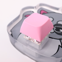Porte-clés personnalisé en acrylique en forme de clavier, jouet anti-stress, interrupteur de clavier mécanique promotionnel