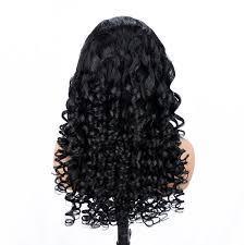 Extension de cheveux humains Temple Grade 100% brut non transformé vierge indien naturel bouclés Bob perruque avec frange - Product Image 3