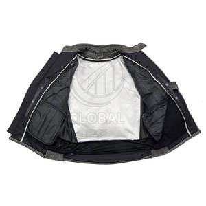 Chaqueta de Motociclista de Cuero Personalizable de Alta Calidad, Transpirable, de Manga Larga, la Más Vendida para Hombre, Precio al por Mayor de Invierno, GLOBAL EDGE - Product Image 4