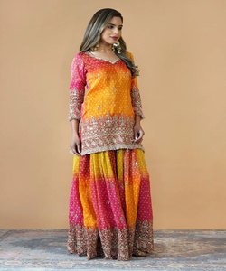 ชุดเดรสสั้นสองชิ้นสำหรับผู้หญิงชุดอาบายาดูไบชุดเดรสสุภาพสีฟ้าสองชิ้นมีสไตล์ - Product Image 4