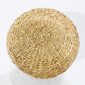 Taburete tejido natural otomano de jacinto de agua hecho a mano de fábrica Artex Dong Thap diseño minimalista respetuoso con el medio ambiente para sala de estar Hotel - Product Image 3