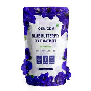 OEM/ODM Poudre de fleur de pois papillon 100% pure, thé matcha bleu naturel séché, thé bleu aux herbes de qualité supérieure au meilleur prix d'Inde - Product Image 2