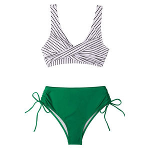 Nuevo Conjunto de Bikini Sexy para Mujer, Diseño Personalizable en la Parte Delantera, Secado Rápido, Transpirable, 100% Poliéster - Product Image 1